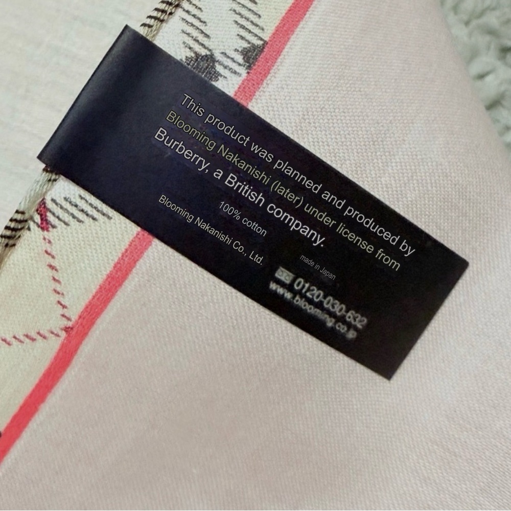 Burberry Beige and Pink Scarf cotton - Picture 3 of 16